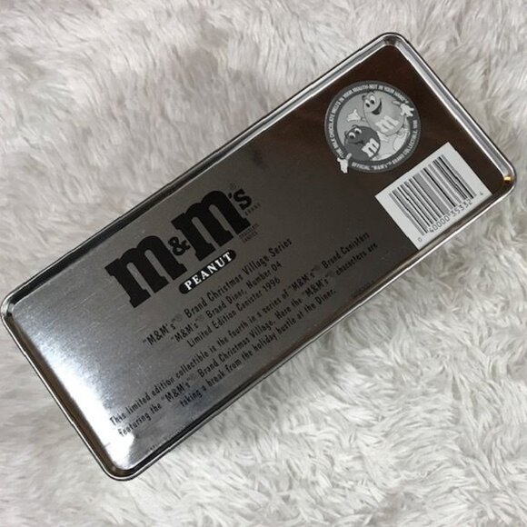 Vintage M&M's Peanut Limited Edition Collectible Christmas Village Series Tin - Picture 8 of 11